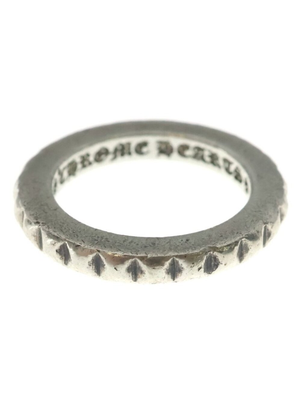 Chrome Hearts Tfp Big Pank True Fckin Punk Big Ring Silver